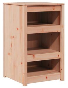 VidaXL Konyhaszekrény MEPPEL Barna Tölgy 55 x 55 x 92 cm Tömör fenyőfa