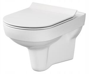 Cersanit City CleanOn, függő WC csésze ülőke nélkül, fehér, K35-028