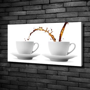 Fali vászonkép Ömlött a kávé
