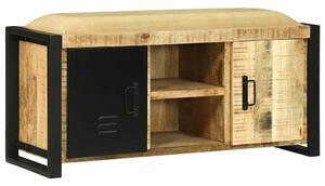 VidaXL Pad Szekrény Barna 100 x 35 x 50 cm Tömör mangófa