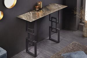Design konzol Salus 100 cm taupe - márvány utánzata
