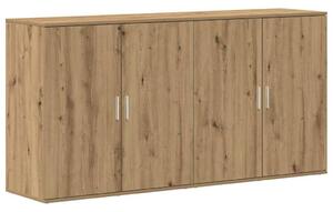 VidaXL Oldalszekrények 2 pcs kézműves tölgy 79 x 38 x 80 cm Faanyag