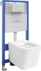 Mexen beépíthető Felix Slim WC váz WC csészével Teo, Fehér - 6103385XX00