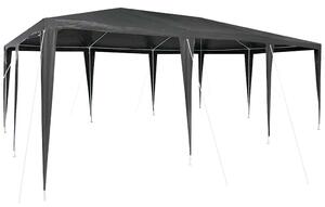 VidaXL Parti Sátor - 6x4 m, PE, Vízálló, Antracit