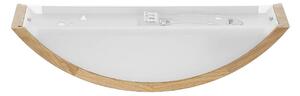 TEMAR LIGHTING Cleo D1DR410 fali világítás, tölgyfa, 41 cm hosszú, E27, dimmelhető, Világos fa, Nappali / Étkező, Fa, Modern