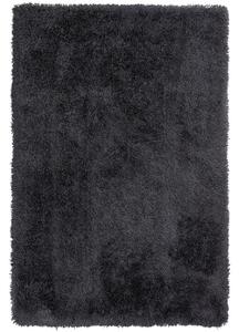Fekete hosszú szálú szőnyeg 140 x 200 cm CIDE
