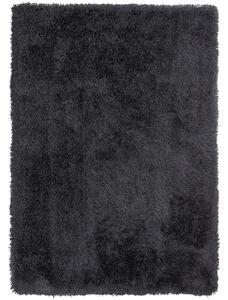 Fekete hosszú szálú szőnyeg 160 x 230 cm CIDE