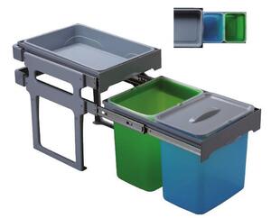 EKOTECH - Beépíthető hulladékgyűjtő TANK 40 - 2x16 liter