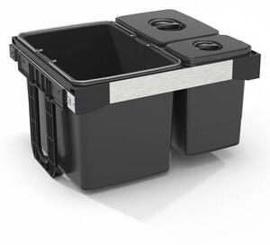 EKOTECH - Beépíthető hulladékgyűjtő FREE JAZZ 60 - 1x34 liter+1x7 liter+1x15 liter