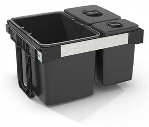 EKOTECH - Beépíthető hulladékgyűjtő FREE JAZZ 60 - 1x34 liter+1x7 liter+1x15 liter