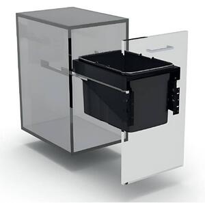 EKOTECH - Beépíthető hulladékgyűjtő FRONT 40 - 1x34 liter