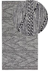 Fekete és fehér pamutszőnyeg 80 x 150 cm TERMAL