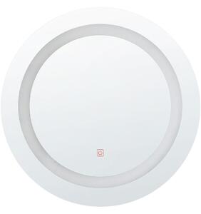 LED fürdőszobai tükör SELUNE 58 cm 58 cm Ezüst