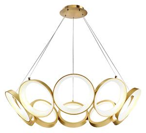 Toolight Toolight, LED függeszték 80cm, 70W, 4000K, 3269lm, APP1800-CP, matt arany, OSW-09667