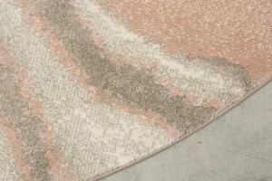 Solar szőnyeg, szürke/rózsaszín, D240 cm