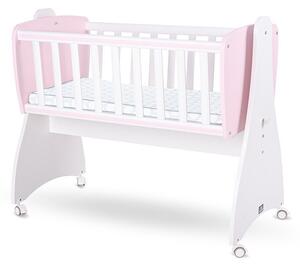 Lorelli First Dreams ringatható bölcső 105x55 - White / Orchid Pink New