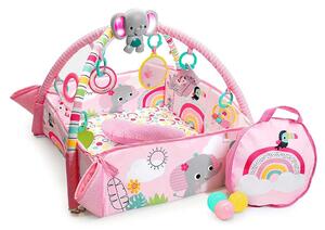 Bright Starts Játszószőnyeg, 5in1 PiP Your Way Ball Play™, Rainbow Tropics™, 0 hó+