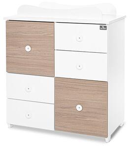 Lorelli Cupboard pelenkázó komód - White &amp; Amber ÚJ