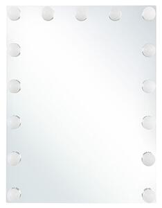 LED fürdőszobai tükör LUCENAY 40 cm 50 cm Ezüst