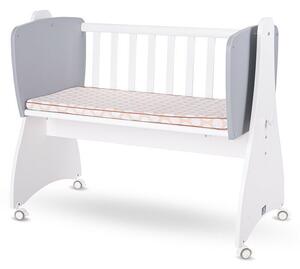 Lorelli First Dreams ringatható bölcső 105x55 - Fehér / Kőszürke Új