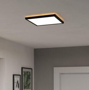 Eglo Eglo 901442-LED Fürdőszobai mennyezeti lámpa ROVITO 13,4W/230V 29x29cm IP44 fekete EG901442