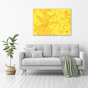Fali vászonkép Sárga virágok háttér
