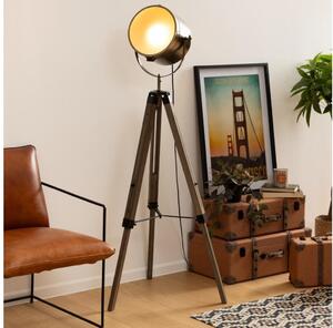 Atmosphera Atmosphera - Állólámpa EBOR 1xE27/25W/230V fenyő/réz P6563