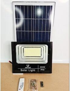 FOXMAG24 200W Napelemes LED Reflektor - Vízálló, Távirányítóval