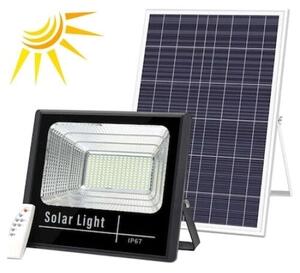 FOXMAG24 200W Napelemes LED Reflektor - Vízálló, Távirányítóval