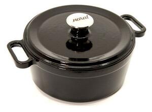 Noral 66667003 Öntöttvas lábas zománc bevonattal, 3,8 l, 24×12 cm