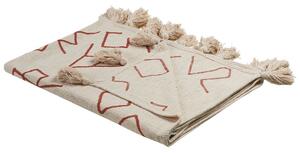 Takaró BHIWANI Pamut 130 x 180 cm Bézs