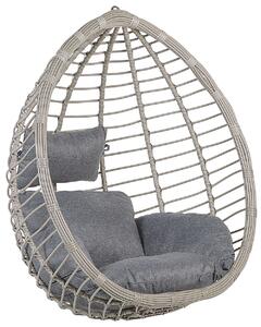 Függőfotel TOLLO PE Rattan Szürke