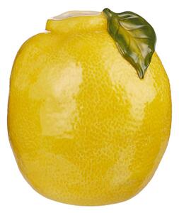 LEMON citrom formájú váza 18 cm