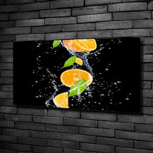 Fali vászonkép Narancs és víz