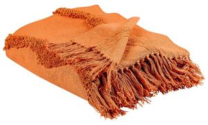 Takaró KHARI Pamut 125 x 150 cm Narancssárga