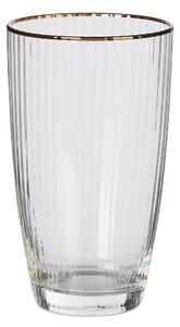 GOLDEN TWENTIES long drink pohár arany szegéllyel 500 ml