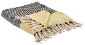 Takaró LAPU Pamut 125 x 150 cm Mustársárga