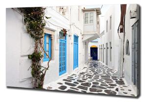 Vászonfotó Görög utcákon