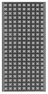 Fekete szőnyeg 90 x 180 cm ROHTAK