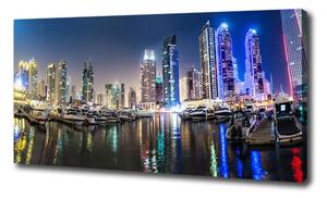 Vászonfotó Dubai éjjel