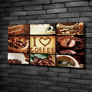 Fali vászonkép Kávé kollázs