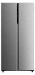 Tesla RB4600FMXE Side by side hűtőszekrény, 460 l, E energiaosztály, Total No Frost, Inverter motor, LED kijelző, M 177 cm, Inox