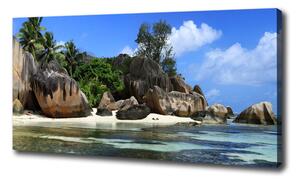 Vászon nyomtatás Seychelles panoráma