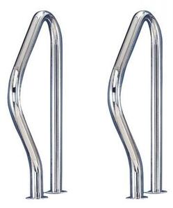 Korlát, 778 x 440mm AISI316 - 1 pár