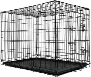 Funfit összecsukható XXL Szobakennel 107x77,5x70cm - fekete