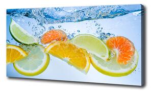 Fali vászonkép Citrus víz alatt