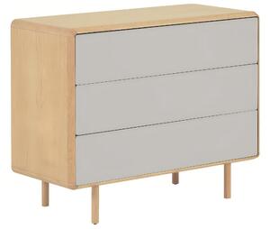 Hamuszínű komód Kave Home Anielle 99 x 42 cm