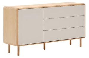 Hamuszínű komód Kave Home Anielle 150 x 42 cm