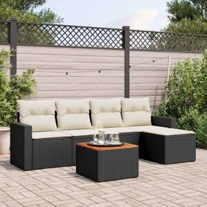VidaXL Polyrattan Kerti Ülőgarnitúra - 6 részes