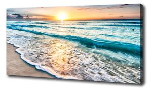 Vászon nyomtatás Sunset beach
